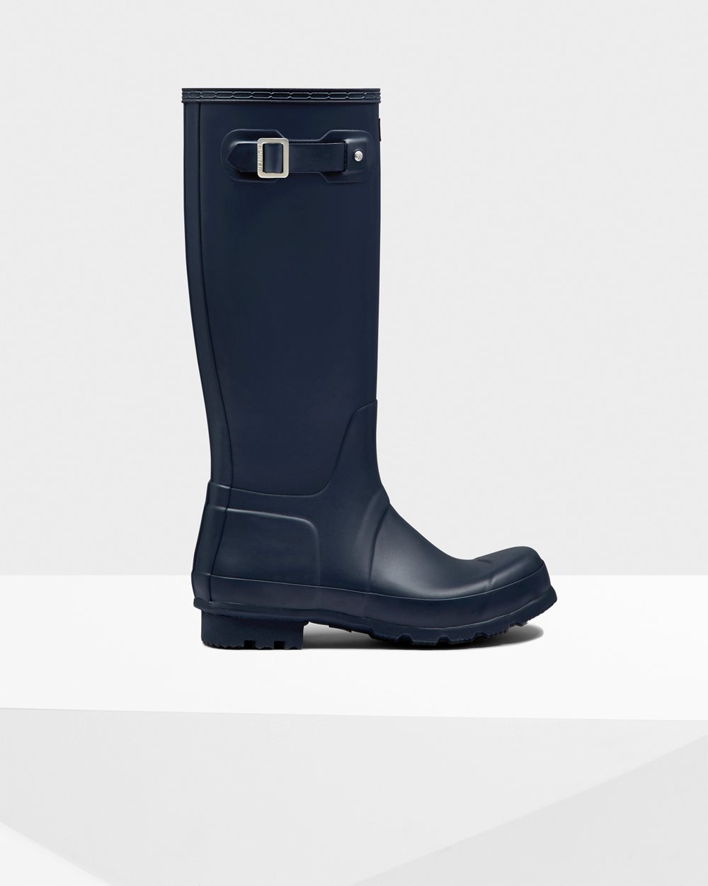 Bottes Hautes de Pluie Hunter Original Homme Bleu Marine TBZNSGU-01